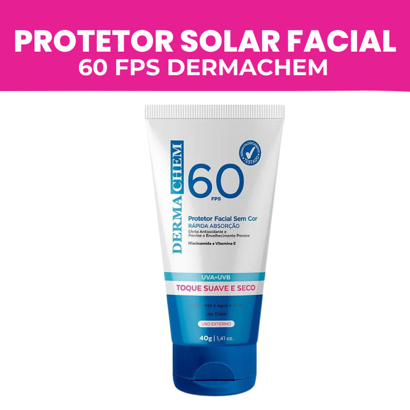 Protetor Solar Facial 60 FPS - 40g Melasma Clear